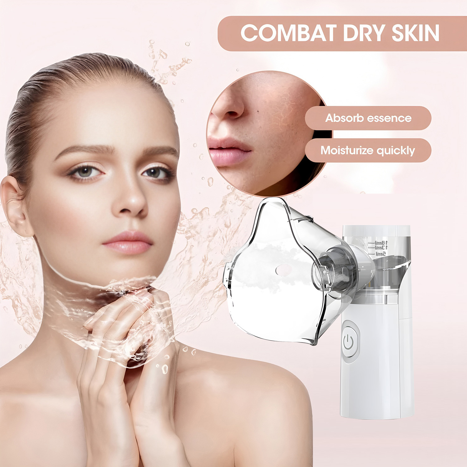 Facial Steamer Nano - Nuovo Vaporizzatore Facciale Portatile a 3