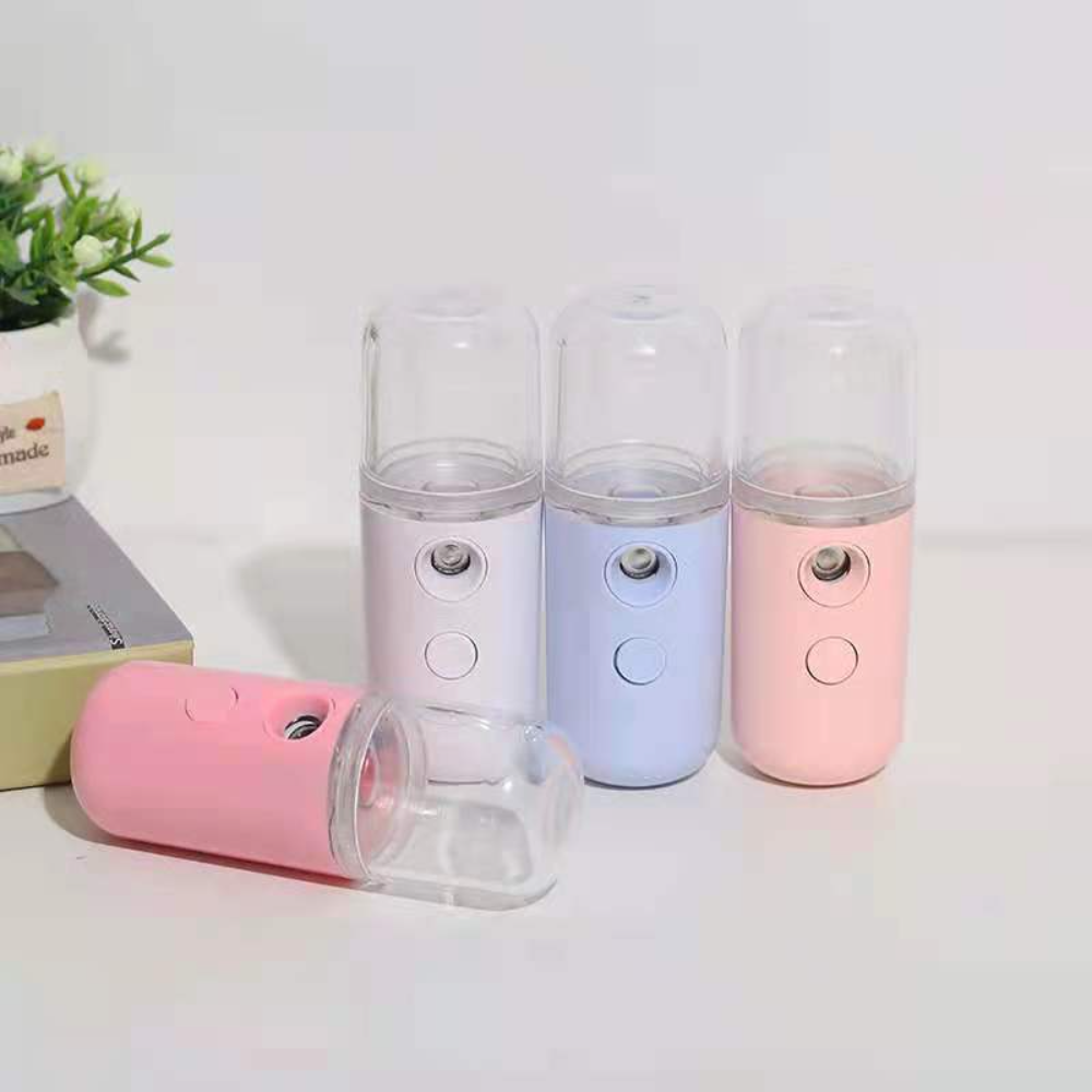 Facial Steamer Nano - Vaporizzatore Facciale Portatile Ricaricabile, Mini Umidificatore