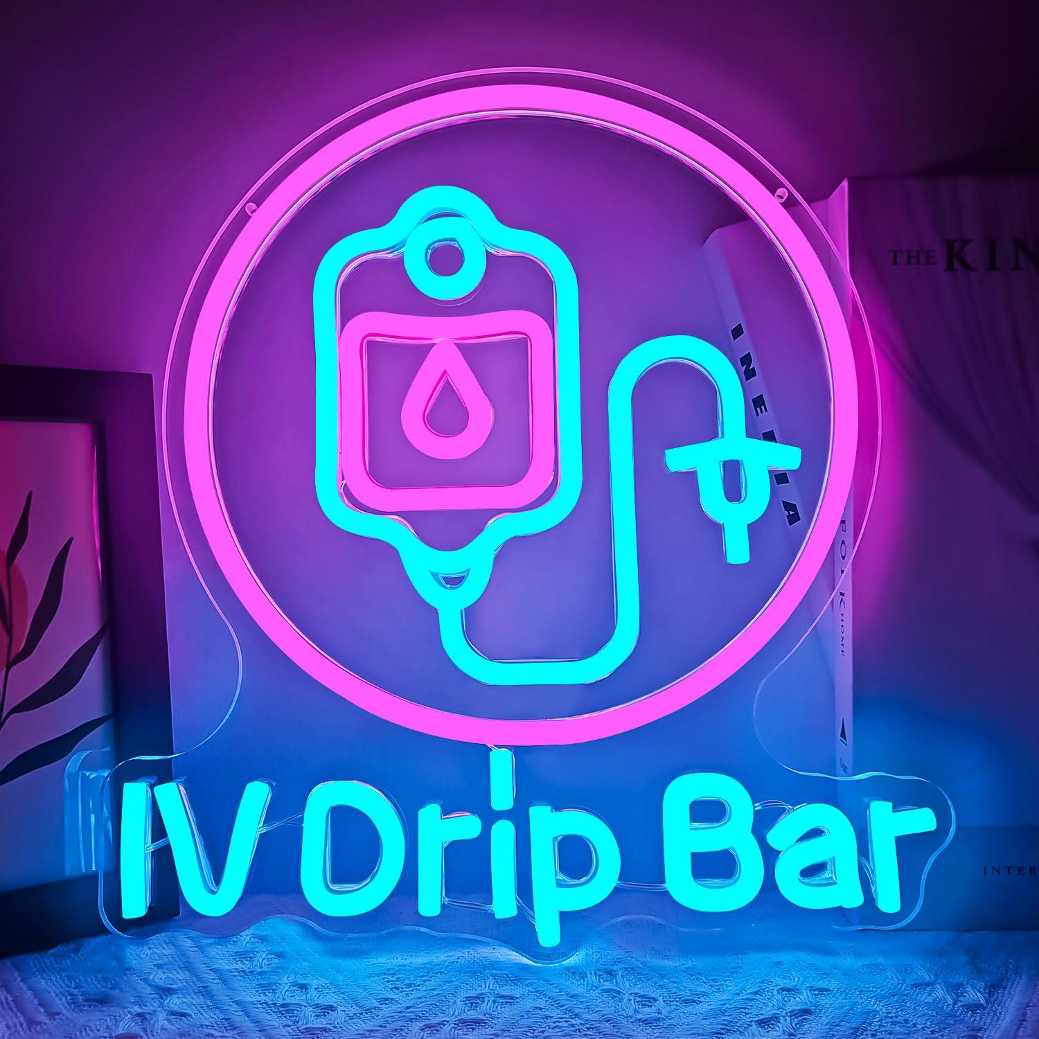 Medical Wellness & Spa Werona - Insegna al Neon IV Drip Bar,