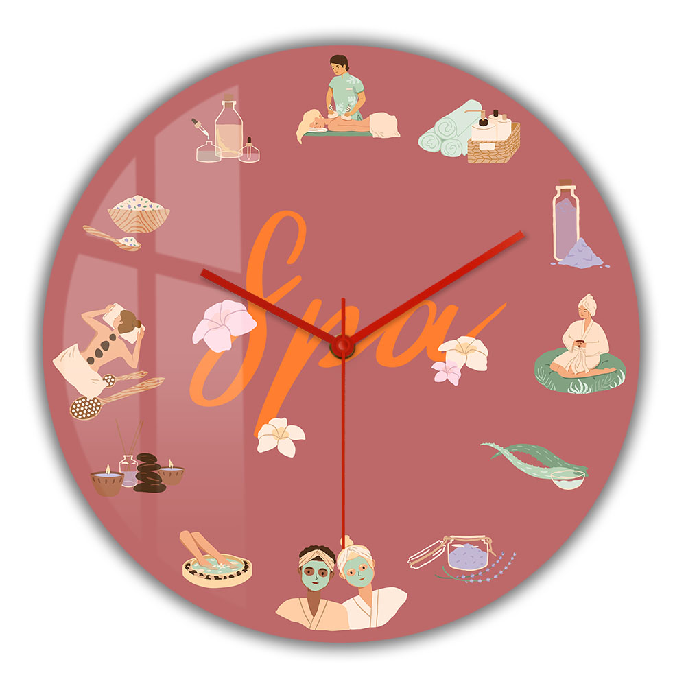 Orologio da Parete Silenzioso  - Spa Wellness Beauty recensione e prezzo